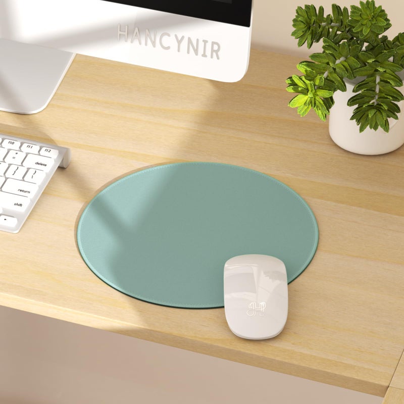 Hancynir Mouse Pad for Desk, Small Cute Mousepad with Non-Slip Base, Round Mouse Pads for Wireless Mouse Laptop Gaming, Computer Mouse Mat for Home Office Travel Desk Accessories - Image 2